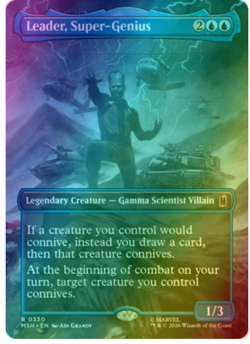 Leader, Super-Genius - Foil - Borderless Marvel Super Heroes - Image 1