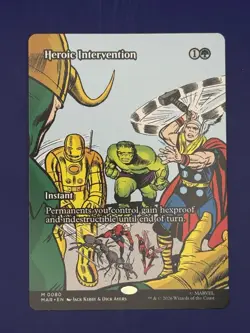 Heroic Intervention (0080) (Borderless) Marvel Universe Eternal-Legal Regular - Image 2