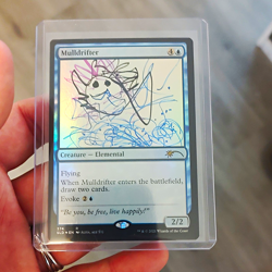 Wizards of the Coast Mulldrifter Secret Lair Drop Rare Foil Alt Art Signed 374 - Image 1
