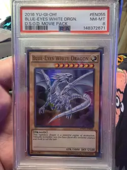 PSA Graded 3 Card Lot Yu-Gi-Oh! Holo Blue-Eyes, Blue Eyes, Goblin 1st Ed - Image 3