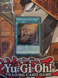 YUGIOH WANTED SEEKER OF SINFUL SPOILS RA03-EN074 SECRET 1ST ED NM - Image 1