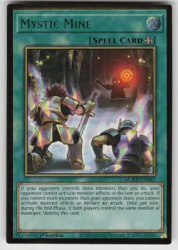 Mystic Mine MGED-EN047 Gold Rare Yu-Gi-Oh 1st Edition NM - Image 1