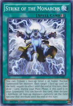 Strike of the Monarchs - NECH-EN067 - Common - 1st Edition - Lightly Played - Image 1