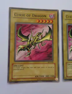 Playset: 3x Curse Of Dragon SDY-008 (Common, Unlimited, Moderately Played / MP) - Image 3