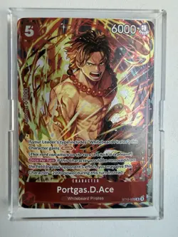 One Piece Illustration Box Vol. 5 Promo Portgas D. Ace ST15-005 SR English - Image 1