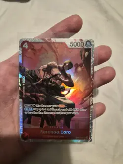 Roronoa Zoro ST21-015 - One Piece TCG Starter Deck EX: Gear 5 SR Foil NM - Image 2