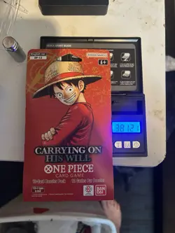 One Piece OP-13 CARRYING ON HIS WILL Sleeved Pack - Heavy - 38.1Read Descript.) - Image 1