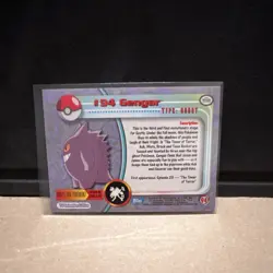 Topps Pokemon TV Animation Edition Gengar #94 Hologram Non-Sport Trading Card - Image 3