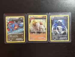 Pokemon XY Half Art Holo Blister Promo 3-Card Lot (Salamence, Regirock, Malamar) - Image 1