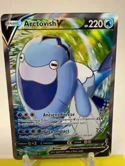 Pokemon Card Arctovish V 176/203 Evolving Skies Full Art Near Mint P6 - Image 2