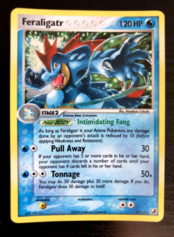 Feraligatr EX Unseen Forces Holo Rare 04/115 Pokemon Card - Image 1