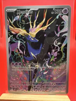 Pokemon TCG Xerneas EX 091/086 Ultra Rare Holo Card Chaos Rising - Image 1