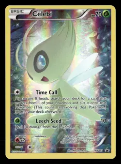 Celebi - XY111 - Black Star Promo - Pokemon Card - LP - Image 1