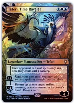 NM - Teferi, Time Raveler (Borderless FOIL) MTG: Blumburrow - Free Shipping - Image 1