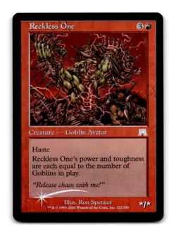 Reckless One 222 Uncommon Onslaught MTG Foil NM/M A11-86 - Image 1