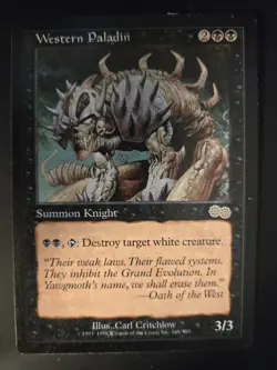 Western Paladin LP Urza's Saga MTG FREE SHIPPING - Image 1