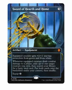MTG TMNT Teenage Mutant Ninja Turtles Sword of Hearth and Home Borderless FOIL - Image 1
