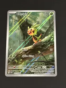 Chespin - 087/086 Pokemon TCG Chaos Rising Illustration Rare Pokemon Card - Image 1