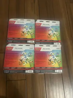 Pokemon First Partner Illustration Collection Series 2 Boxes Lot Of 4 Sealed - Image 2
