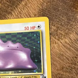 Wizards of the Coast Pokemon TCG Ditto Holo Rare Fossil 3/62 EN 50HP 1999 - Image 4