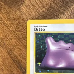 Wizards of the Coast Pokemon TCG Ditto Holo Rare Fossil 3/62 EN 50HP 1999 - Image 5