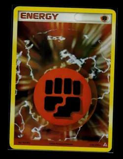 Fighting Energy Holo Rare 110/110 - Holon Phantoms Pokemon TCG - LP - Image 1