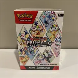 Pokemon TCG Prismatic Evolutions Booster Bundle Box 6 Packs English 2025 Eevee - Image 1