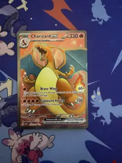 The Pokemon Company Charizard ex 183/165 SV: 151 Ultra Rare Holo 330 HP Eng - Image 1