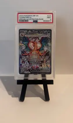 2023 Pokemon Obsidian Flames #223 Charizard Ex Special Illustration Rare PSA 9 - Image 1