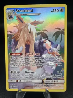 Pokemon TCG Stoutland (Secret Rare) 248/236 Cosmic Eclipse - MP - Image 1