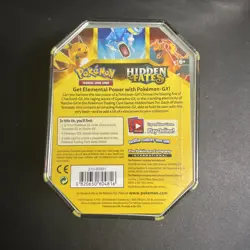 Pokemon Hidden Fates GX Tins Art Set of 3 Full Sealed Charizard Raichu Gyarados - Image 3