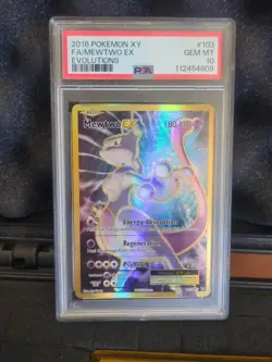 Mewtwo EX #103/108 - 2016 Pokemon XY Evolutions - Gem MINT PSA 10 - Image 3