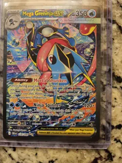 Mega Greninja ex SIR 116/086 Chaos Rising Special Illustration Rare Pokemon PSA - Image 3