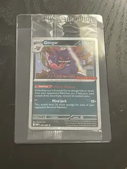 Pokemon GameStop Stamped Exclusive Gengar Promo Sealed 050/088 - Image 1