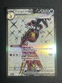 Farigiraf ex 194/162 Ultra Rare Temporal Forces Pokemon Holo NM - Image 1