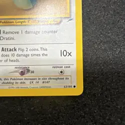 The Pokemon Company Dratini 63/105 Neo Destiny Eng Regular Common Unlimited - Image 4