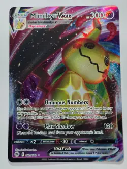 MIMIKYU VMAX 069/172 HOLO VMAX RARE BRILLIANT STARS NM/M POKEMON - Image 1