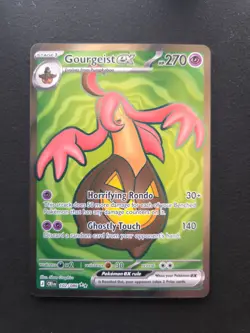 Gourgeist ex 102/086 Ultra Rare Holo - ME04: Chaos Rising NM Pokemon TCG - Image 1