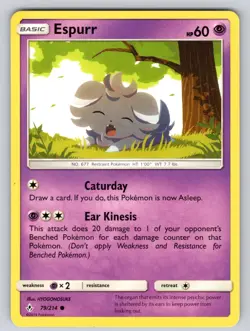 Espurr 79/214 Common Unbroken Bonds Lightly Played - Image 1