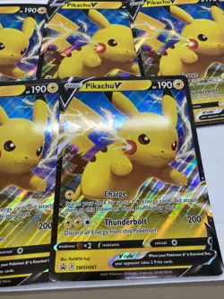 Lot of 5 Pikachu V [SWSH061] JUMBO Oversized Shining Fates Mint/NM Pokemon TCG - Image 2