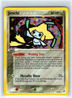 Jirachi 9/107 Holo Rare Deoxys Pokemon Holo Lightly Played - Image 1