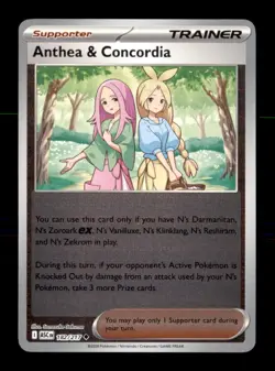Anthea & Concordia 182/217 Uncommon Ascended Heroes Pokemon Reverse Holo NM - Image 1