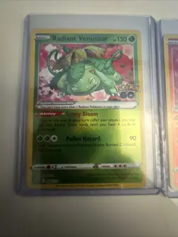 Pokemon GO Radiant Blastoise Charizard Venusaur Starters Trio Set 018 011 004 NM - Image 5