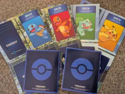 Pokemon TCG My First Battle (4x) Playmats With (2x) Rulebooks Pikachu Charmander - Image 1