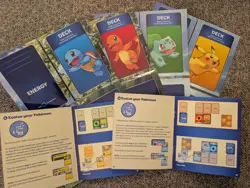 Pokemon TCG My First Battle (4x) Playmats With (2x) Rulebooks Pikachu Charmander - Image 3