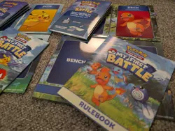 Pokemon TCG My First Battle (4x) Playmats With (2x) Rulebooks Pikachu Charmander - Image 4