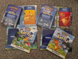 Pokemon TCG My First Battle (4x) Playmats With (2x) Rulebooks Pikachu Charmander - Image 5
