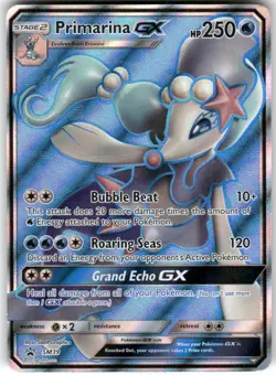 Primarina GX - SM39 Holo Promo Sun & Moon Promo Pokemon Lightly Played - Image 1