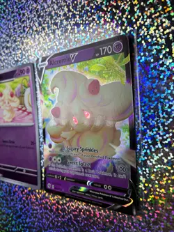 Pokemon TCG: Champions Path 022/073 Alcremie V; Reverse Holo 044/094 Alcremie - Image 3