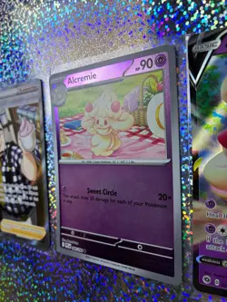 Pokemon TCG: Champions Path 022/073 Alcremie V; Reverse Holo 044/094 Alcremie - Image 5
